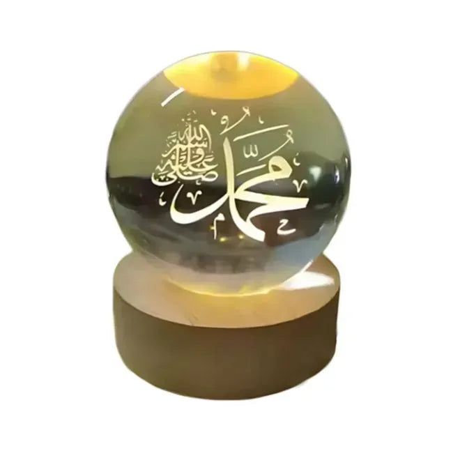 3d Arabic Crystal Ball Lamp