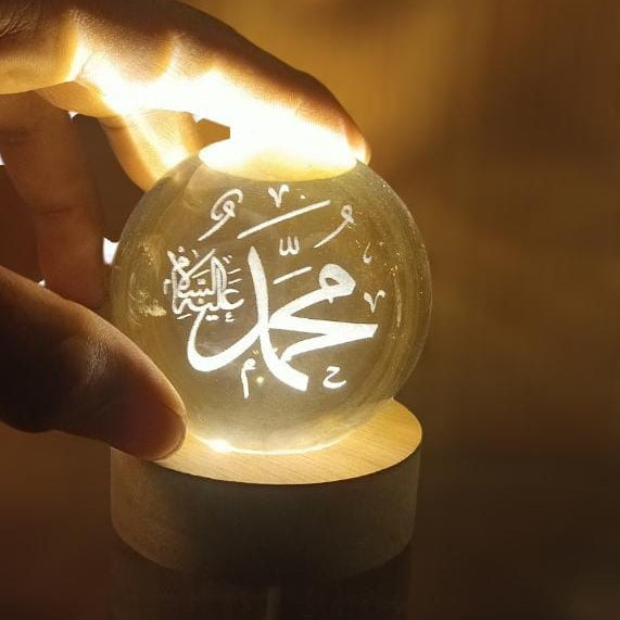 3d Arabic Crystal Ball Lamp